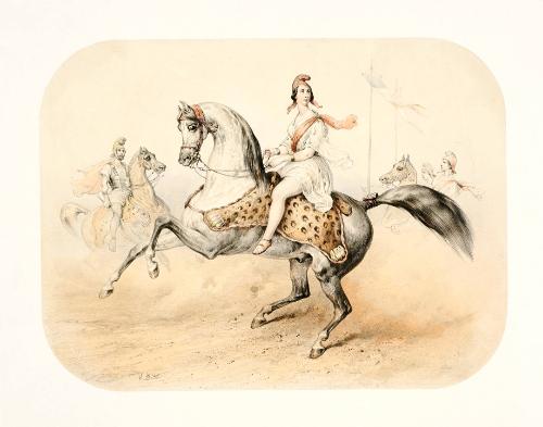 Equestrian Scene
