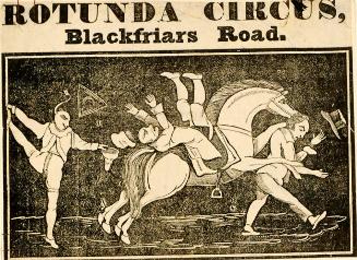 Advertisement for Rotunda Circus, Blackfriars Road