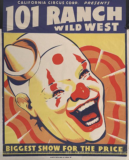 101 Ranch Wild West by California Circus Corporation: Clown