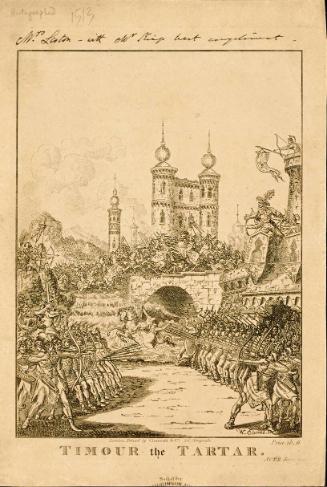 Sheet Music cover from Timour the Tartar, Act 2, last scene