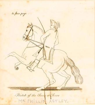 Sketch of the Terre-a-Terre from  "Astley’s System of Equestrian Education"