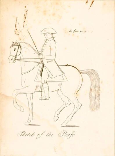 Sketch of the Piafe from  "Astley’s System of Equestrian Education"