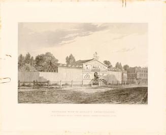 Exterior View of Astley's Amphitheatre as it appeared in 1777 from an original drawing by William Capon