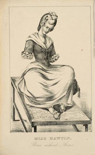 Miss Hawtin, Born without Arms