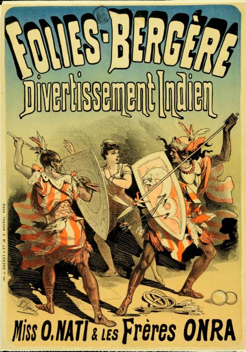 Folies—Bergère Divertissement Indien poster