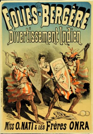 Folies—Bergère Divertissement Indien poster