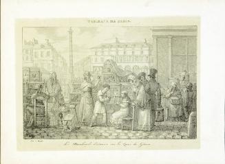 Tableaux de Paris; Les Marchands d'oiseaux sur le Quai de Gevres