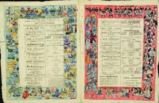 Double Page program for the Royal Aquarium; June 11, 1887