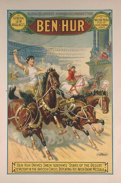 Klaw & Erlanger: Ben Hur, Four-Horse Chariots