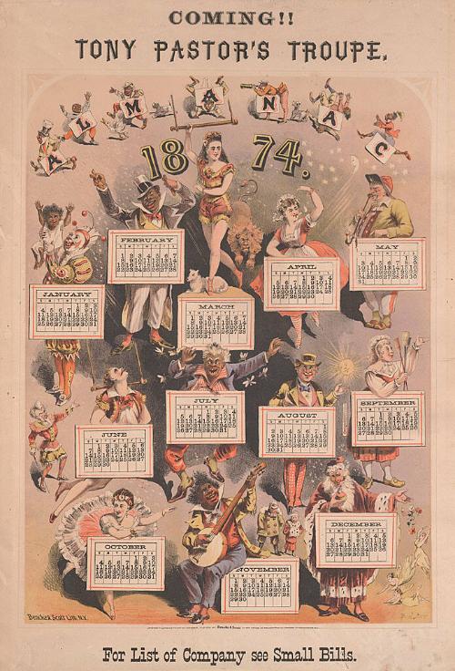Minstrels: Tony Pastor's Troup