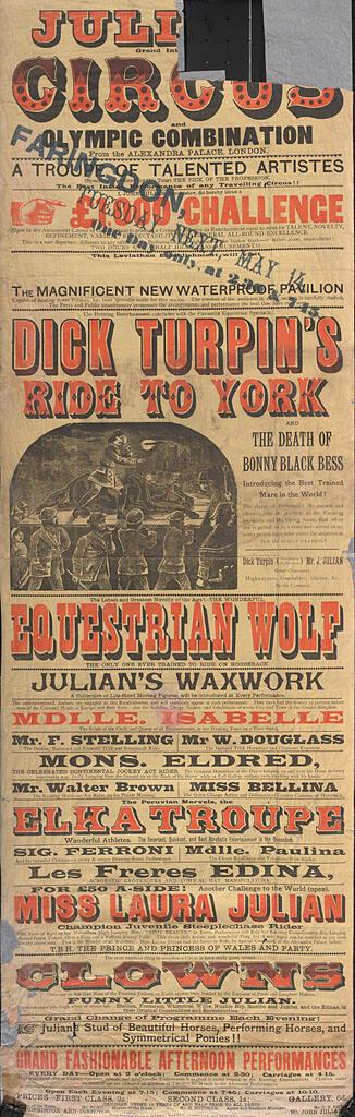 Julians: Dick Turpin's Ride to New York