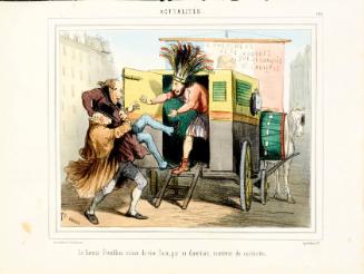 Le fameux Proudhon enleve de vive force, par un Americain montreur de curiosites
