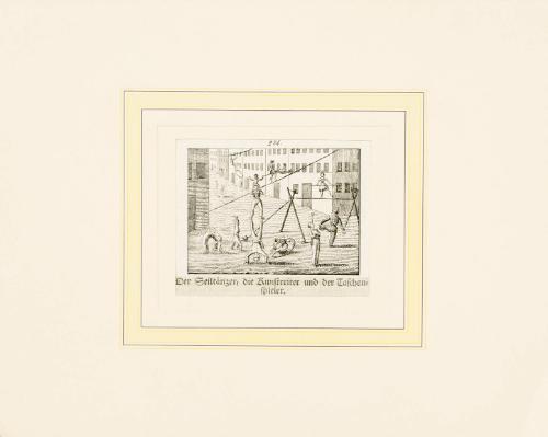 Die Seiltänzer, die Kunstreister, und der Taschenspieler / The tightrope walker, the equestrian and the juggler