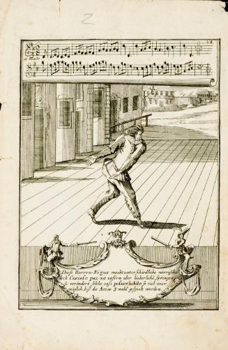 Plate from La nuova e curiosa scuola de' balli theatrali