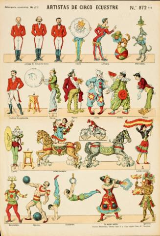 Artistas de Circo Ecuestre No. 872