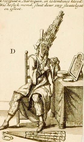 Playing card from Toverkaart of Genees Middel der Wind-breuken vant Zuid West en de Uituaart van Cartouche