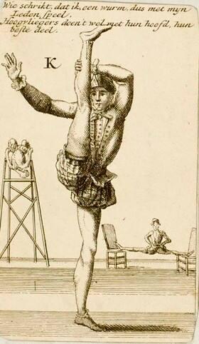 Playing card from Toverkaart of Genees Middel der Wind-breuken vant Zuid West en de Uituaart van Cartouche