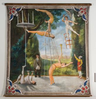 Acrobats, Tightrope walker and Clowns