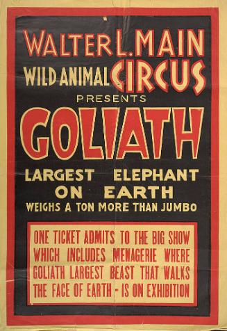 Walter L. Main: Presents Goliath