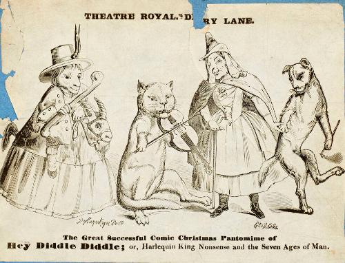 The Great Successful Comic Christmas Pantomime of Hey Diddle Diddle ; or Harlequin King Nonsense and the Seven Ages of Man at Theatre Royal Drury Lane