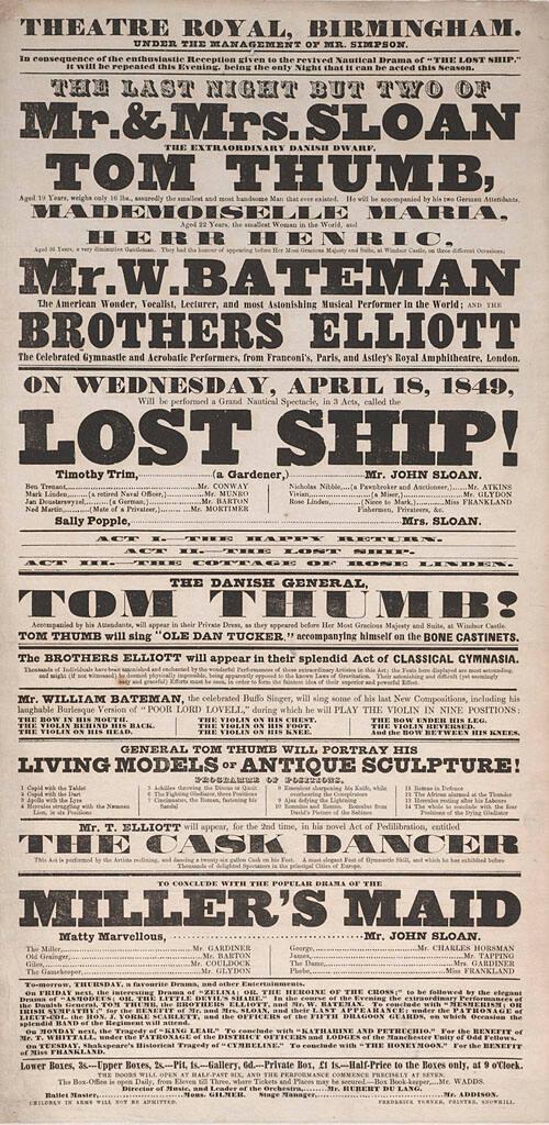 Tom Thumb: Theatre Royal