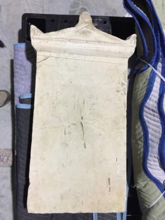 Stele, inscribed