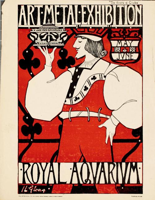 Handbill advertising Art Metal Exhibition at the Royal Aquarium, May-June 1898