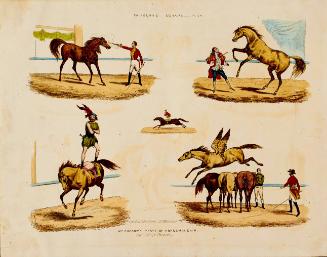 Fairburn's Scraps - Mr. Ducrow's Feats of Horsemanship (at Astley's Theatre)