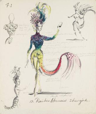 Rainbow Mermaid Showgirl
