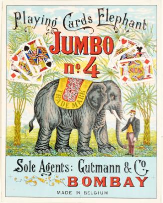 Playing Cards Elephant, Jumbo No. 4