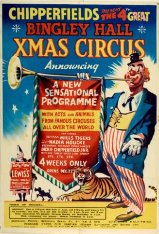 Chipperfield's 4th Great Xmas Circus, Bingley Hall
