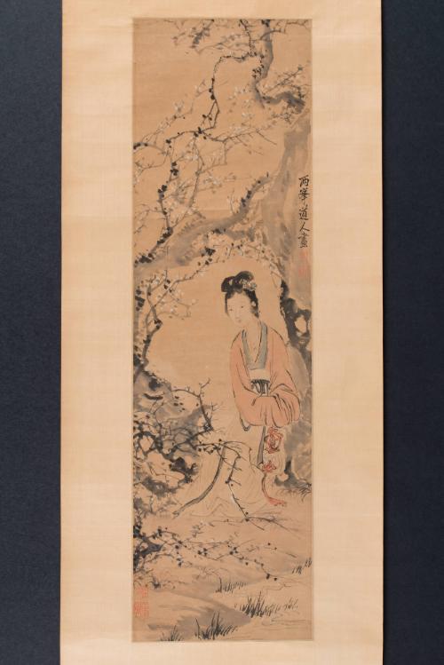 Scroll painting of Female beauty