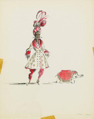 Man in Turban with Elephant