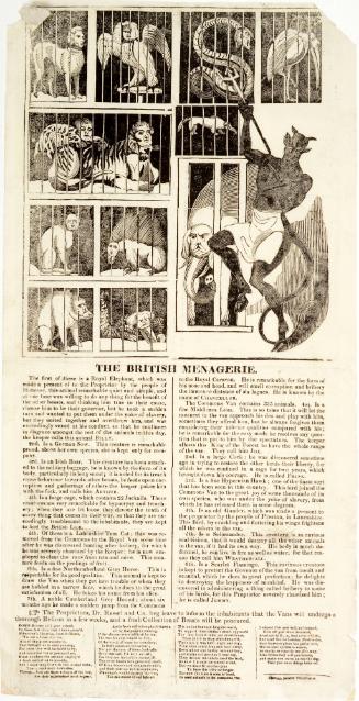 Satirical Bill "The British Menagerie"