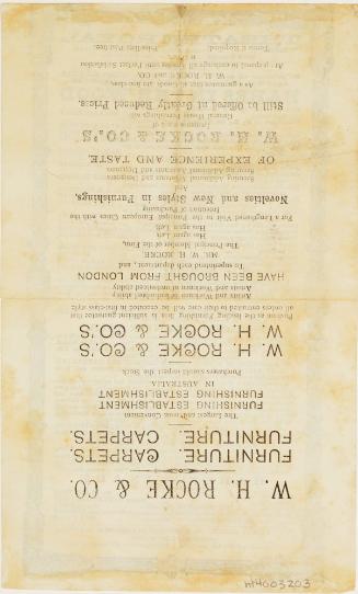 Handbill for Theatre Royal, 1873