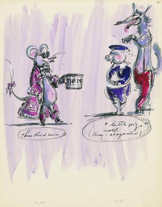 Blind Mice and Little Pigs with Wolf