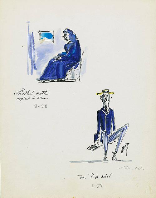 Whistler's Mother and Mr. Pip Suit