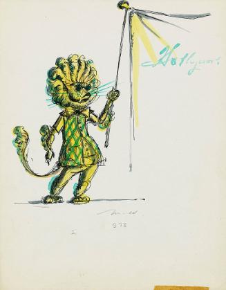 Lion Banner Carrier