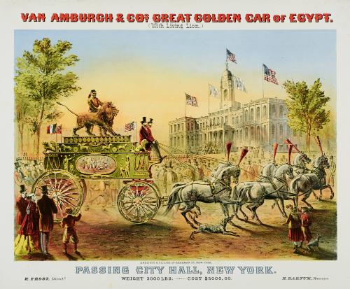 Van Amburgh & Co.'s Menagerie: Great Golden Car of Egypt