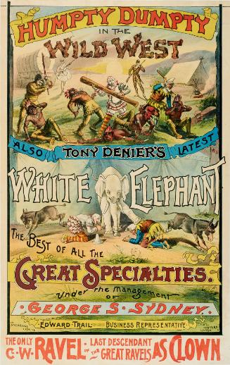 Geo. H. Adams Humpty Dumpty Troupe: White Elephant