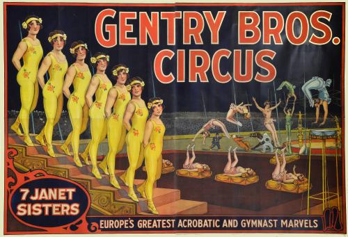 Gentry Bros.: 7 Janet Sisters