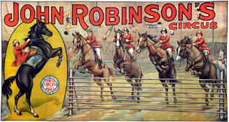 John Robinson's Circus: Hurdle Jumping
