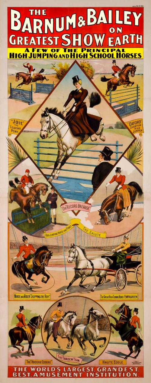 Barnum & Bailey: A Few High Jumping & High School Horses