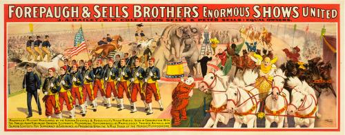 Forepaugh-Sells Enormous Shows United: Aurora Zouaves and Roosevelt's Rough Riders