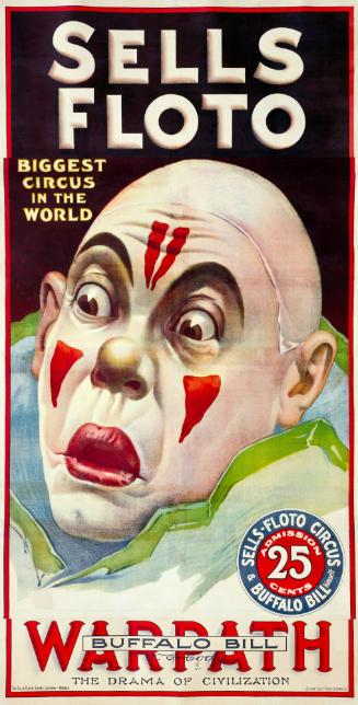 Sells Floto: Surprised Clown Head