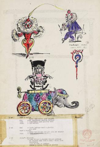 Clowns and Elephant