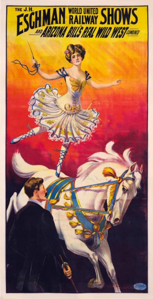 J.H. Eschman-Arizona Bill's Wild West: Bareback Ballerina