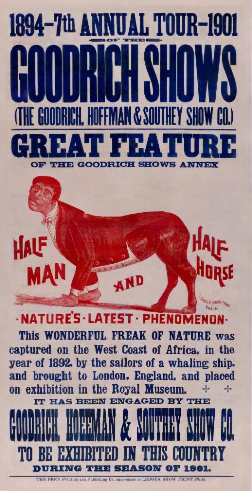 Goodrich Shows: Half-Man, Half-Horse